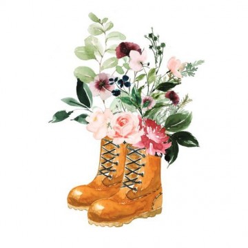 Flower boots